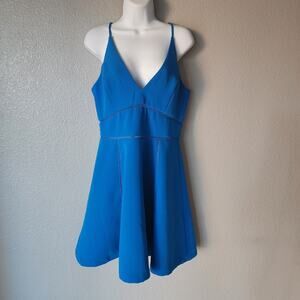 Adelyn Rae Royal Blue Fit & Flare Skater Dress